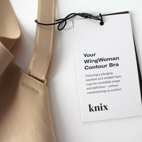 NEW Knix Size 8+ WingWoman Contour Bra Beige 42E 40F 42F - Picture 3 of 11